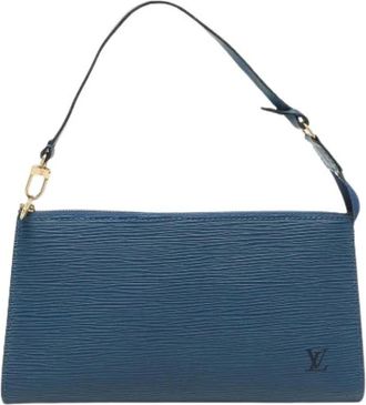 Louis Vuitton Pre-owned Shoulder Bags, female, Blue, Size: ONE SIZE Pre-owned Pochette Accessories