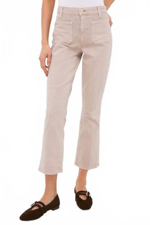 L'agence Noya Patch Pocket Slim Jeans In Biscuit