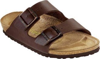 Birkenstock Womens Arizona Sandal In Dark Brown