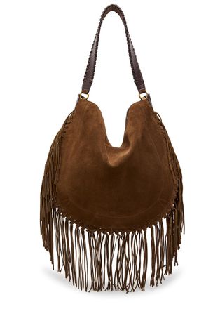 Isabel Marant Oskan Fringed Suede Hobo Shoulder bag - Bronze - One Size