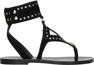 Isabel Marant Flip-Flop Sandalen - Dames - Sandalen - Zwart - 36 EU - Su&egrave;de - Schoenen