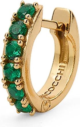 Emanuele Bicocchi Orecchini a cerchio con logo inciso - Oro