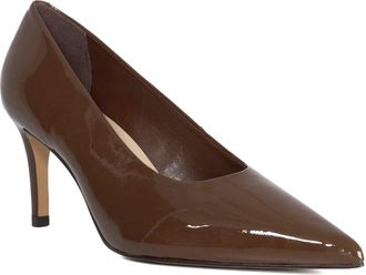 Dune London Aspiring Leather WoMens Brown Shoes - Size UK 5