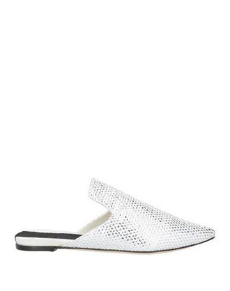 サンダル・ミュール ALEXANDER MCQUEEN Silver Leather Seal Mules Alexander McQueen Metallic Leather Heel Sandals from $504.00