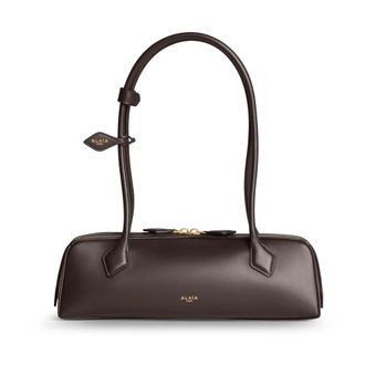Alaia Dames, Tassen, Bruin, Maat: ONE Size Leer