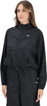 Puma Dare To Zwarte Windjack - Dames - Zomerjassen - Zwart - L - Polyester - Jassen