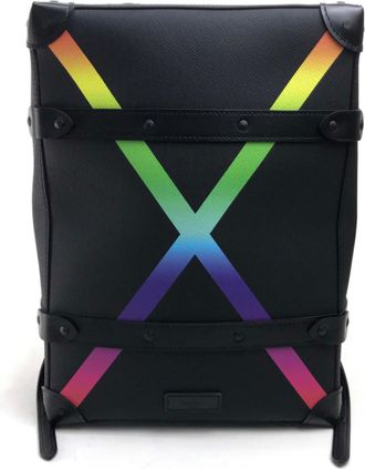 Louis Vuitton Black Leather Backpack (Pre-Owned)