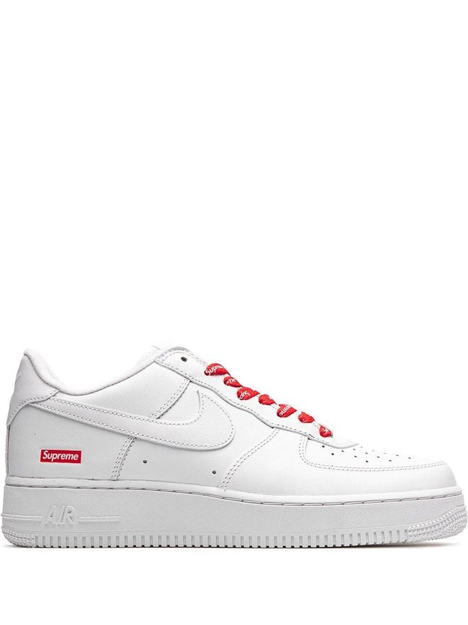 x Supreme Air Force 1 Mini Box Logo White Sneakers - Wei&szlig;