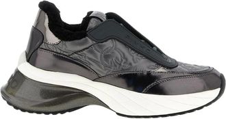 Pinko Pinko, Schoenen, Dames, Grijs, 36 EU, Fashion Sneakers