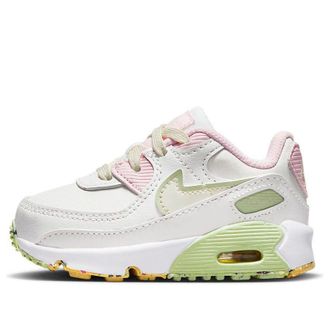Nike Air Max 90 LTR Leather SE White Pink Green DQ0278-100