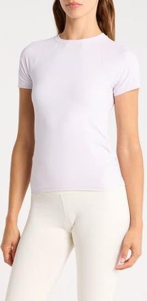 Zella Serenity Side Ruched T-Shirt in Purple Hush at Nordstrom Rack, Size X-Large