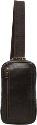 Louis Vuitton Dark Brown Leather Sling Bag (Pre-Owned)