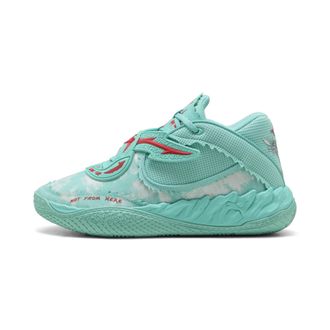 Puma Scarpe da basket MB.05 Melo World unisex, Scarpe, Verde, 49.5