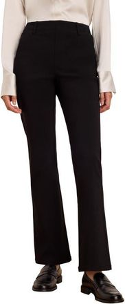 Nic+Zoe Breakaway Wonderstretch Bootcut Pants in Black Onyx at Nordstrom, Size 12