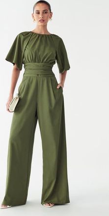Willa Penny Jumpsuit in Khaki at Nordstrom, Size 6