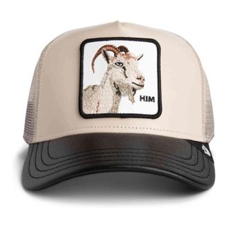 Goorin Brothers Cabra Courtside Him Trucker Cap - unisex - Petten - Beige - ONE Size - Accessoires