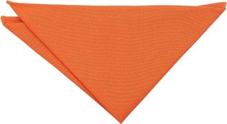 DQT Plain Matte Wedding Formal Pocket Square for Men - Burnt Orange