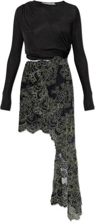 CHRISTOPHER ESBER Vestido de manga larga de encaje Verve Twisted Tee - Dresses - Mujer - Negro - S