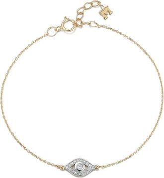 Mateo Bijoux 14kt gouden armband met diamant
