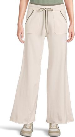 Splendid Veronica Crop Wide Leg Pants Womens Clothing Moonstone/Soft Vob : MD (Womens 6-8) 26, Polyester/Viscose