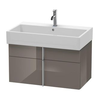 Duravit Duravit Vero Air Mueble De Pared 78,4 X 43,1 Cm, 1 Caj&oacute;n, 1 Extra&iacute;ble, Para Vero Air 235080, Color (frente/cuerpo): Laca De Color Gris Franela De Alto