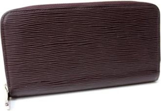 Louis Vuitton Tweedehands leren portemonnees - Dames - Vintage Accessoires - Paars - ONE Size - Vintage