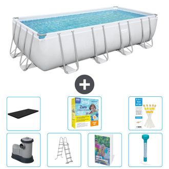 Bestway Piscina Bestway Power Steel Rectangular - 549x274x122 Cm - 8-piezas S532