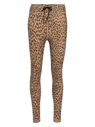 The Upside 25in Panthera midi leggings - Brown
