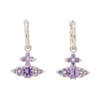 Vivienne Westwood Earrings, female, Purple, Size: ONE SIZE Feodorita Earrings