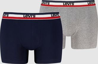 Levi's Repeat Logo Boxer Brief 2 pack - Mens - 2XL - Grey