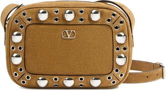 Valentino Garavani NELLC&Ocirc;TE SUEDE SHOULDER BAG