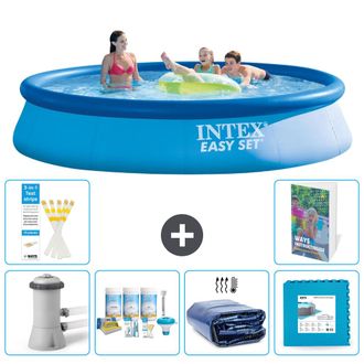 Intex Piscina Easy Set Redonda - 396x84 Cm - 7-piezas S188
