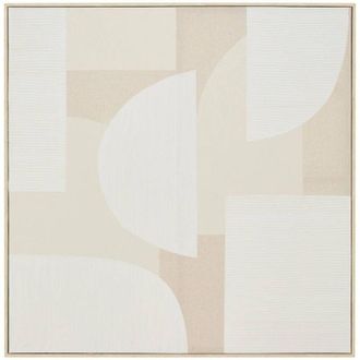 Atmosphera Atmosphera - Lienzo 3d Bhavik Beige 90x90cm Cr&eacute;ateur DInt&eacute;rieur