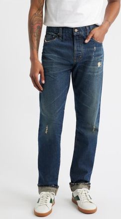 AG - Adriano Goldschmied Tellis Slim Heritage Rigid Red Line Selvedge Jeans in 3 Years Golden Hour at Nordstrom, Size 29 X 32