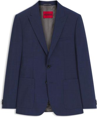 HUGO BOSS Extra-slim-fit suit jacket in a wool blend