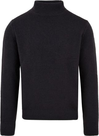 FILIPPO DE LAURENTIIS Heren Sweaters Dv 3Ml Wsc 5Rv Antraciet - Heren - Coltruien - Zwart - M - Truien & Vesten