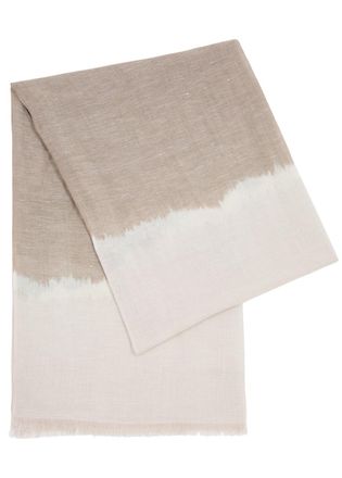 Denis Colomb Summer Ikat Jacquard Cashmere-blend Scarf - Beige - One Size