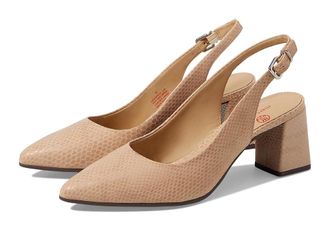 Marc Joseph New York Laguardia Ave High Womens Heels Blush Snake : 6.5 M, Leather