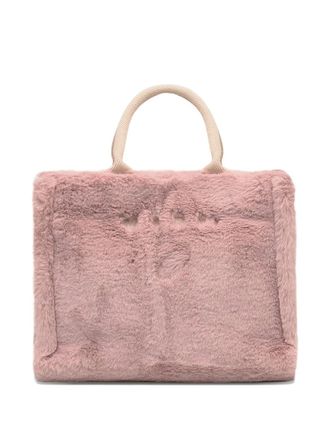 Marni faux bont draagtas