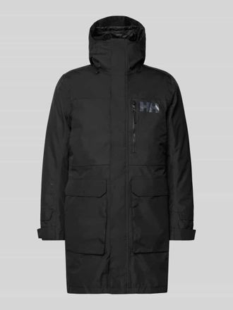 Helly Hansen Parka mit Label-Print in Black, Gr&ouml;&szlig;e XXL