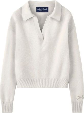 MC2 Saint Barth Eze V-neck Knitwear - Knitwear - Mujer - Blanco - S