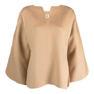 By Malene Birger Dames, Blouses & Shirts, Beige, Maat: L Wol