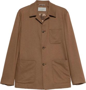 Canali Licht Jack - Heren - Zomerjassen - Bruin - L - Jassen