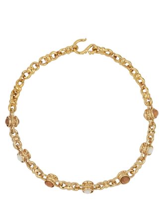 Gas Bijoux Collana Beads Amarante Cabochonos