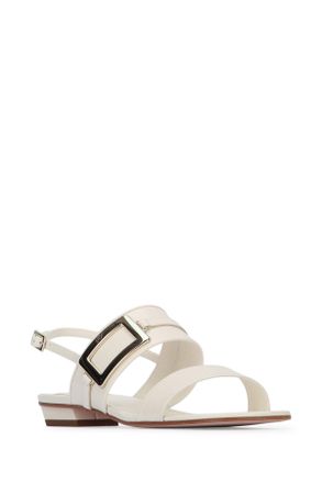 Roger Vivier Buckle Sandal - Beige
