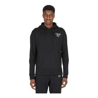 More Joy Hoodies, male, Black, Size: M Logo Embroidered Hooded Sweatshirt