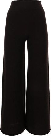 VANIS&Eacute; Wijde broek - Dames - Wijde Broeken - Bruin - S - Kasjmier - Broeken