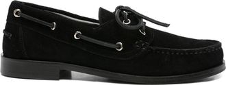 Aeyde Harris Suede Lace-Up Boat Shoes - Womens - Calf Suede/Rubber/Calf Leather