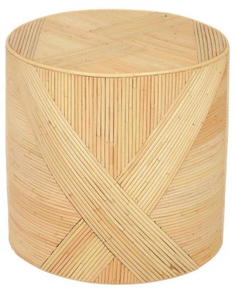TOV Furniture Tov Furniture Matea Rattan Cross Side Table