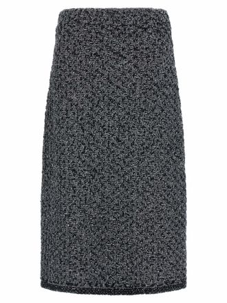 Fabiana Filippi Cotton Midi Womens Skirt